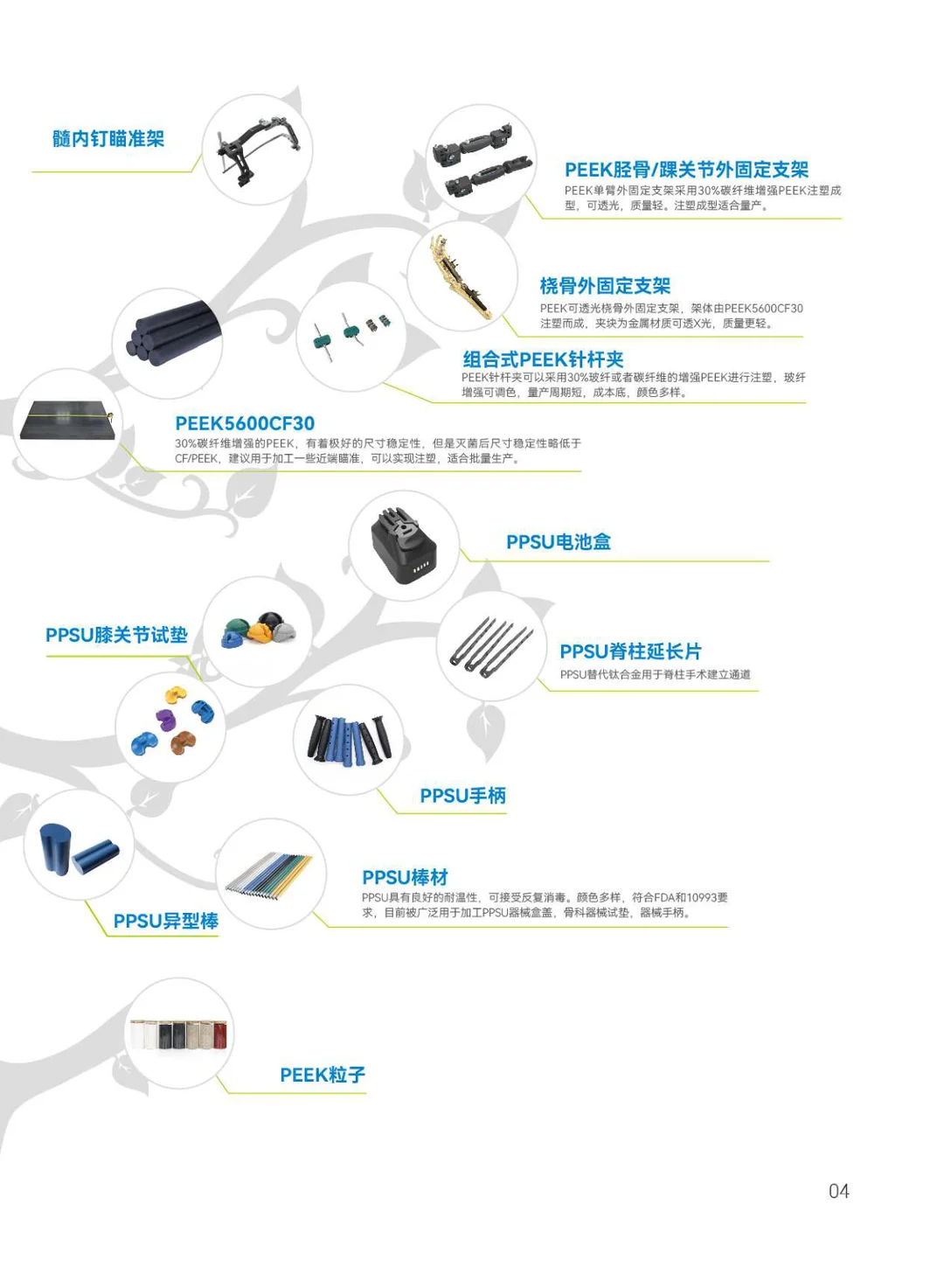 君华医疗专注于PEEK 医用高分子材料聚合物(中文)