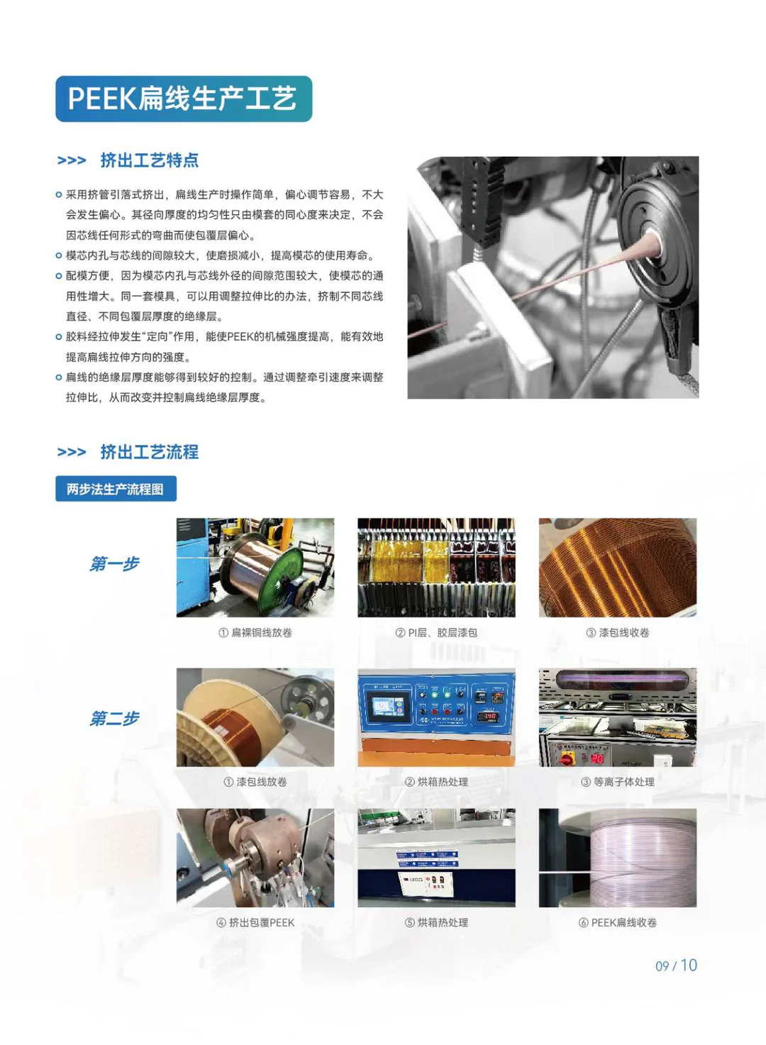 新能源汽车电机用PEEK扁线及粒子