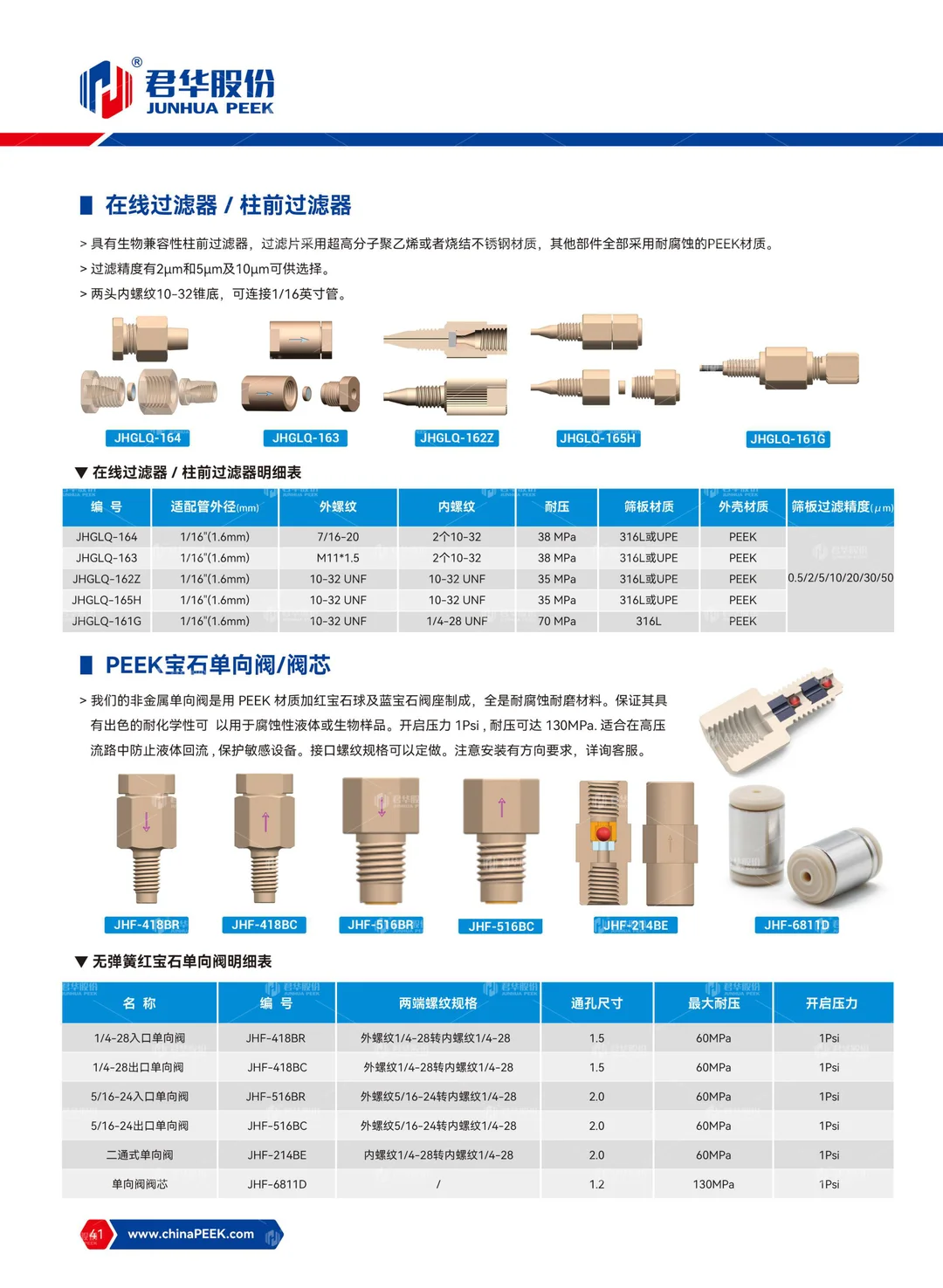 PEEK在分析生化行业的应用