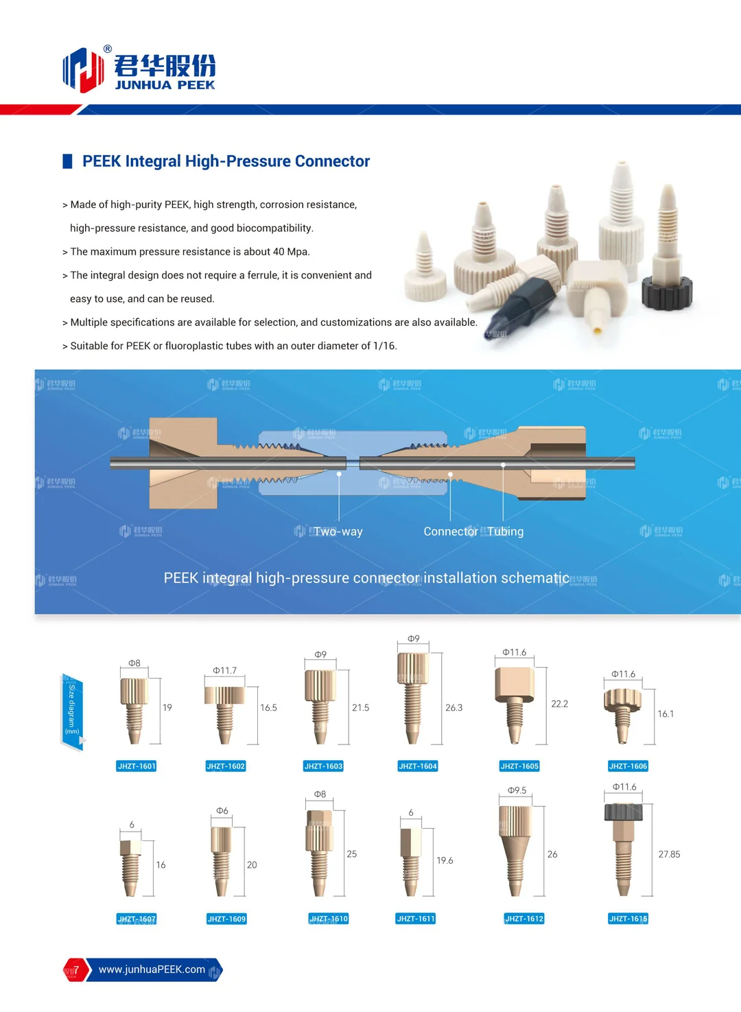 PEEK application in Analytical Instrument