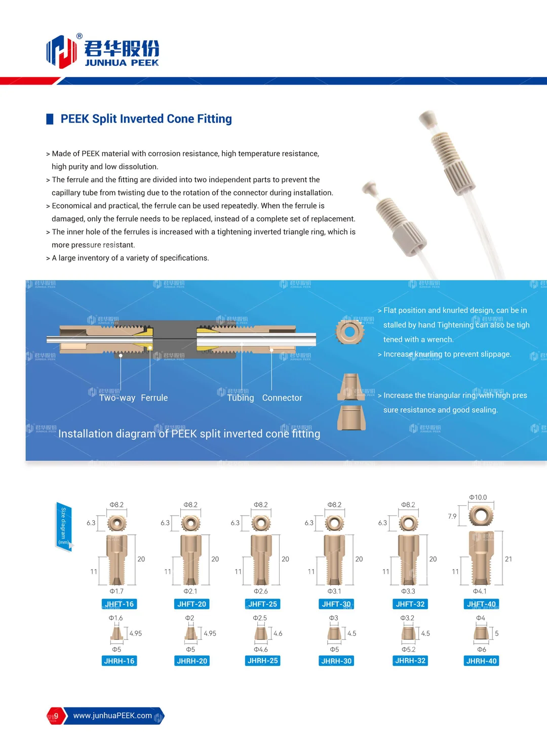 PEEK application in Analytical Instrument