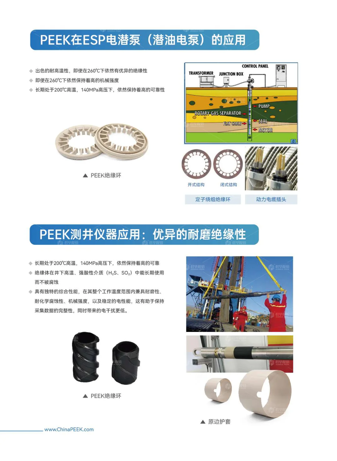 PEEK在石油化工行业的应用