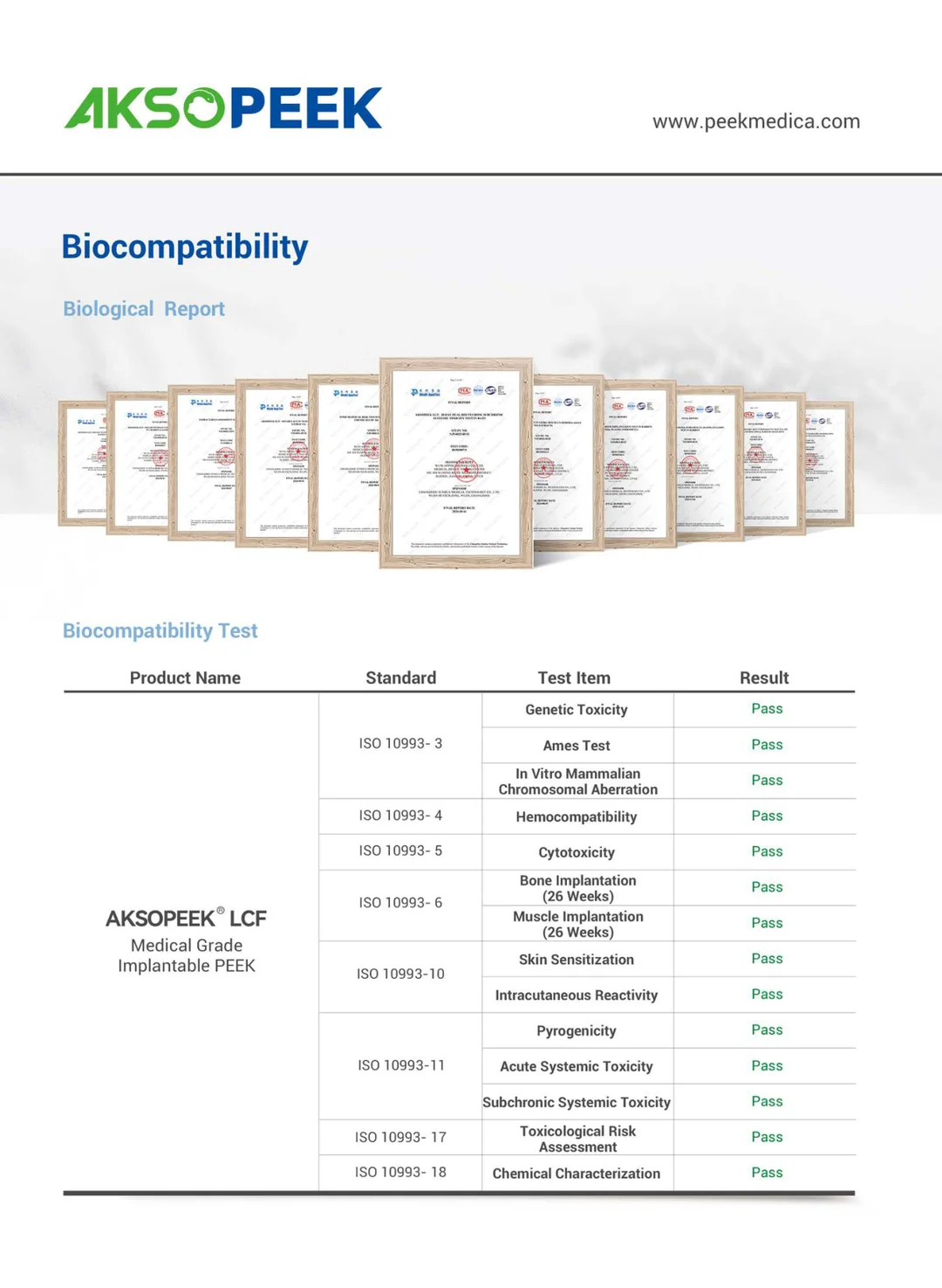 AKSOPEEK LCF Bone Plate
