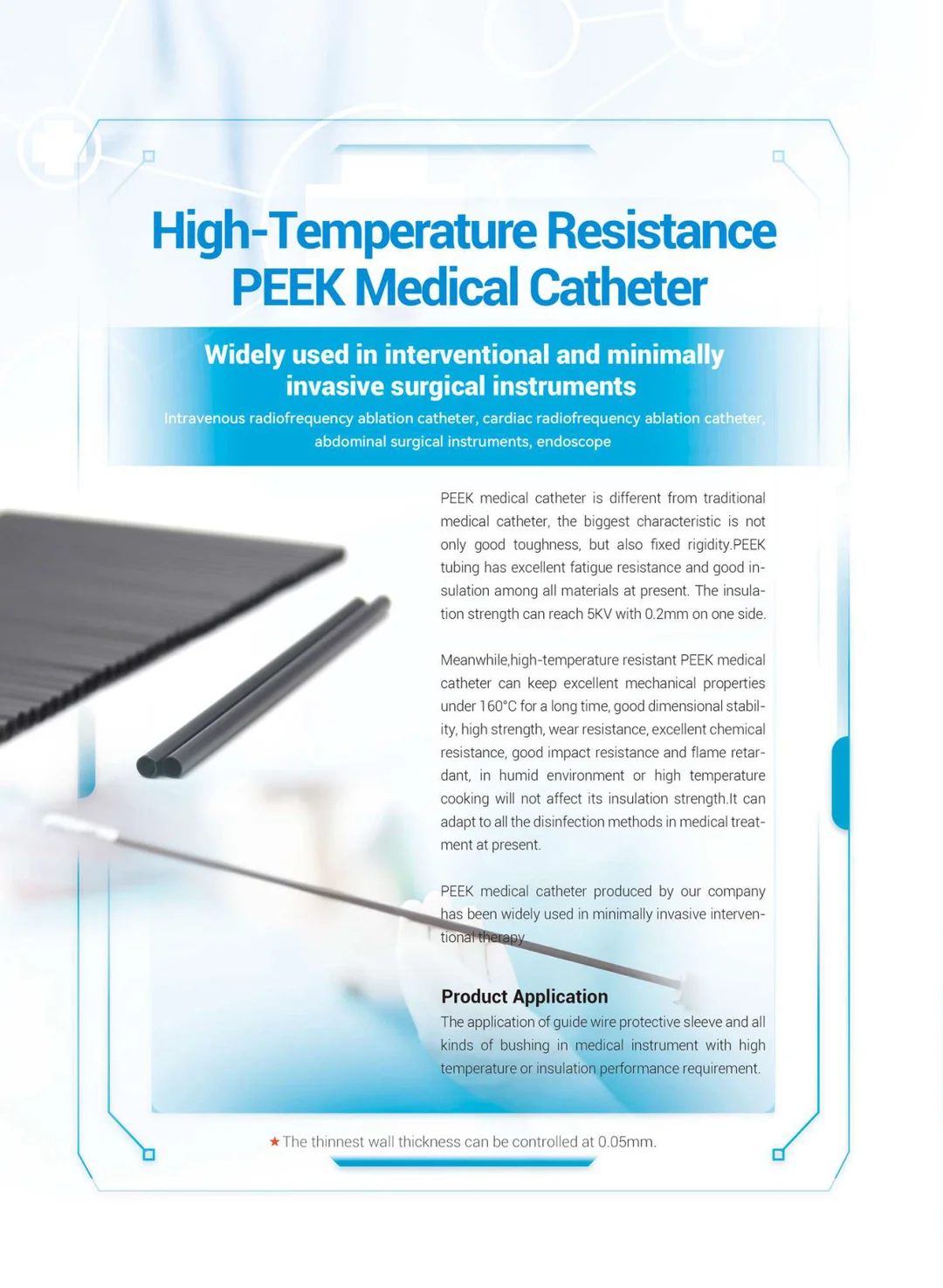 PEEK Medical Catheters