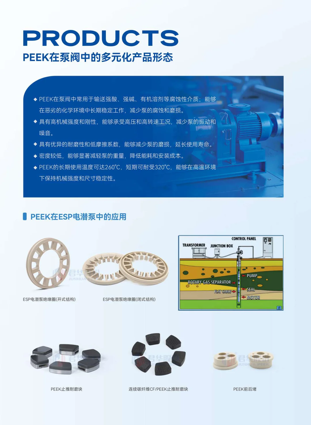 PEEK在泵阀领域的应用