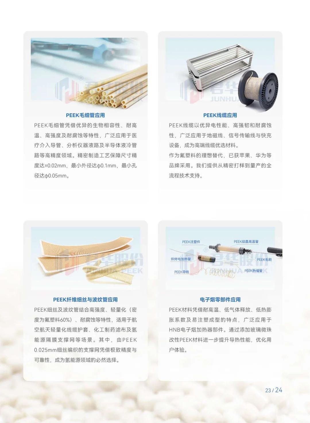 PEEK高性能线缆与绝缘系统