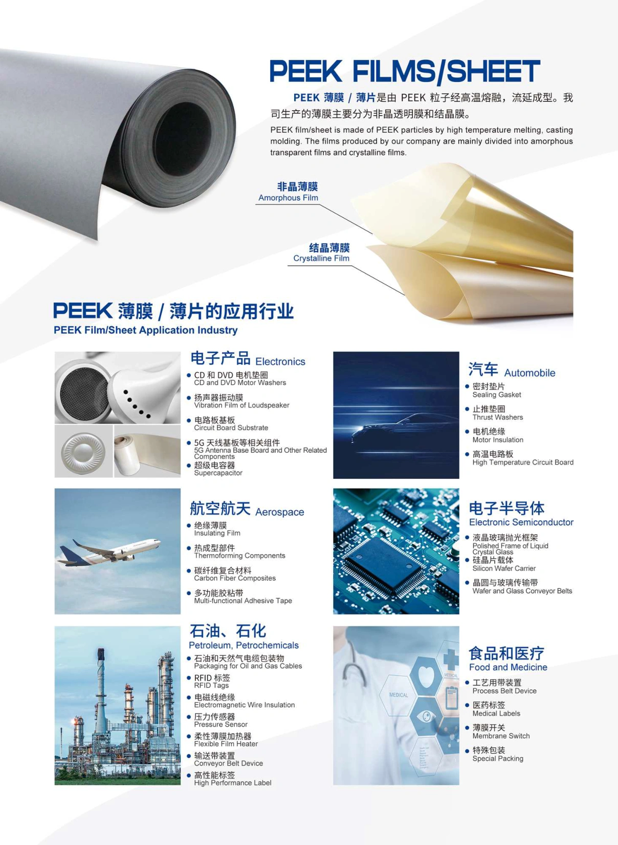 PEEK薄膜样本册(中英)